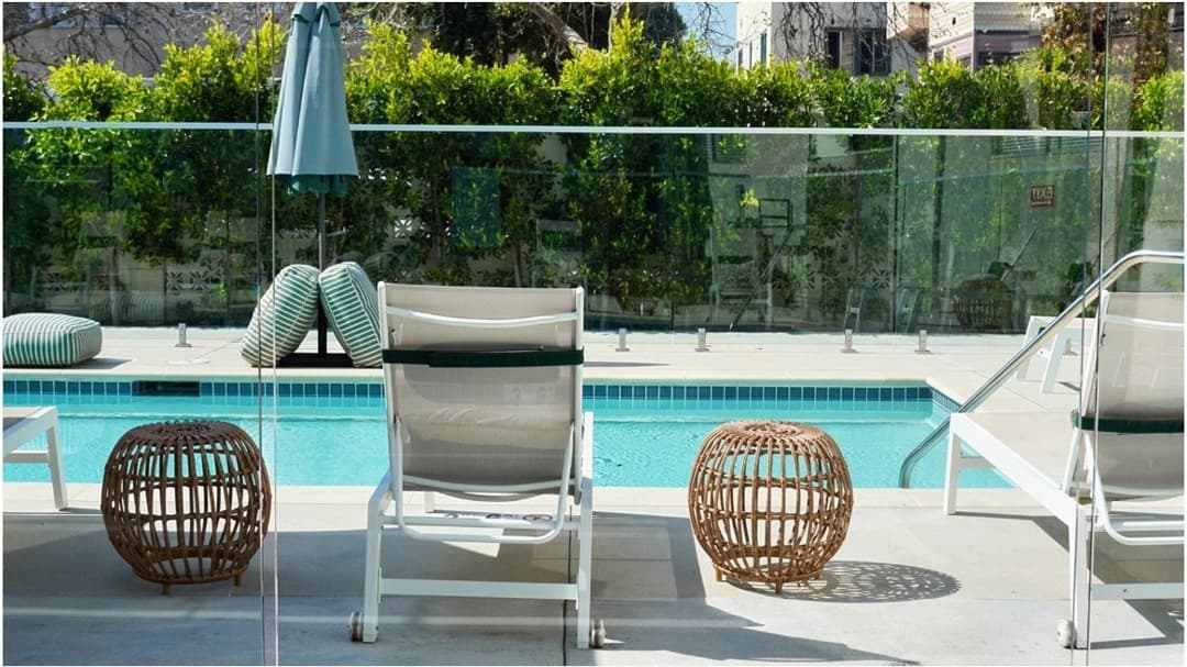 Backyard and pool